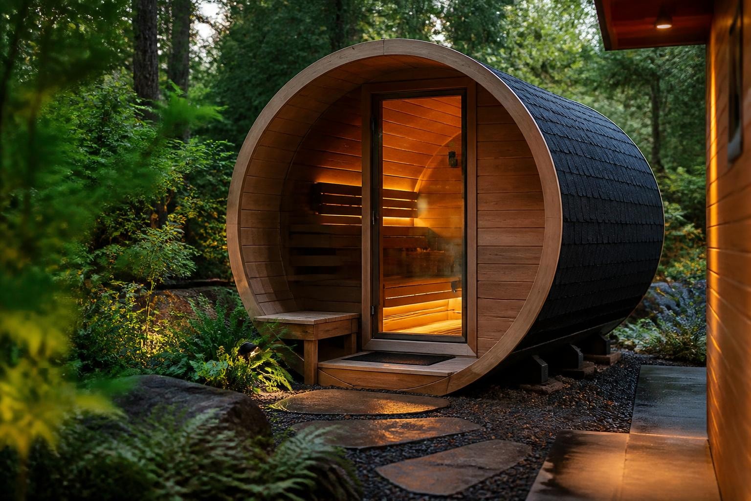 The Sauna Pod: Modern Wellness Meets Space-Saving Design