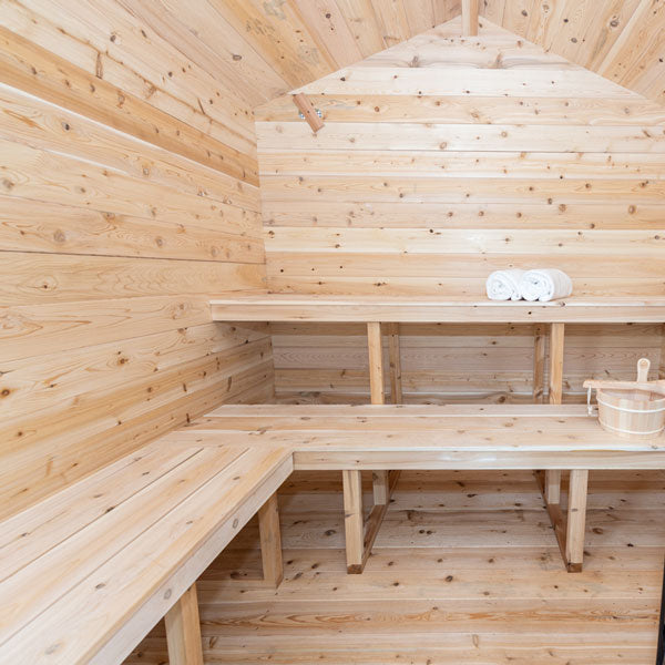 Canadian Timber Georgian Cabin Sauna with Porch - LeisureCraft