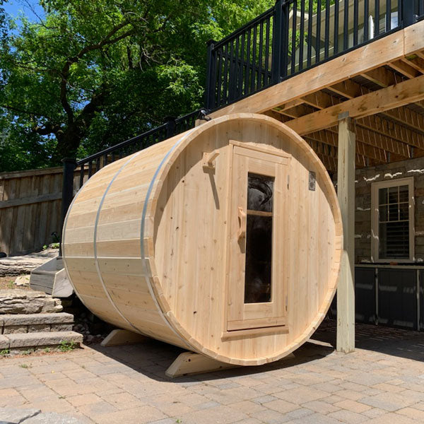 Canadian Timber Harmony Barrel Sauna - LeisureCraft