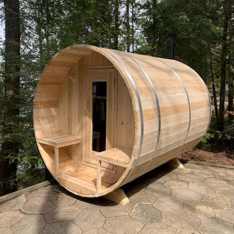 Canadian Timber Serenity Barrel Sauna - LeisureCraft