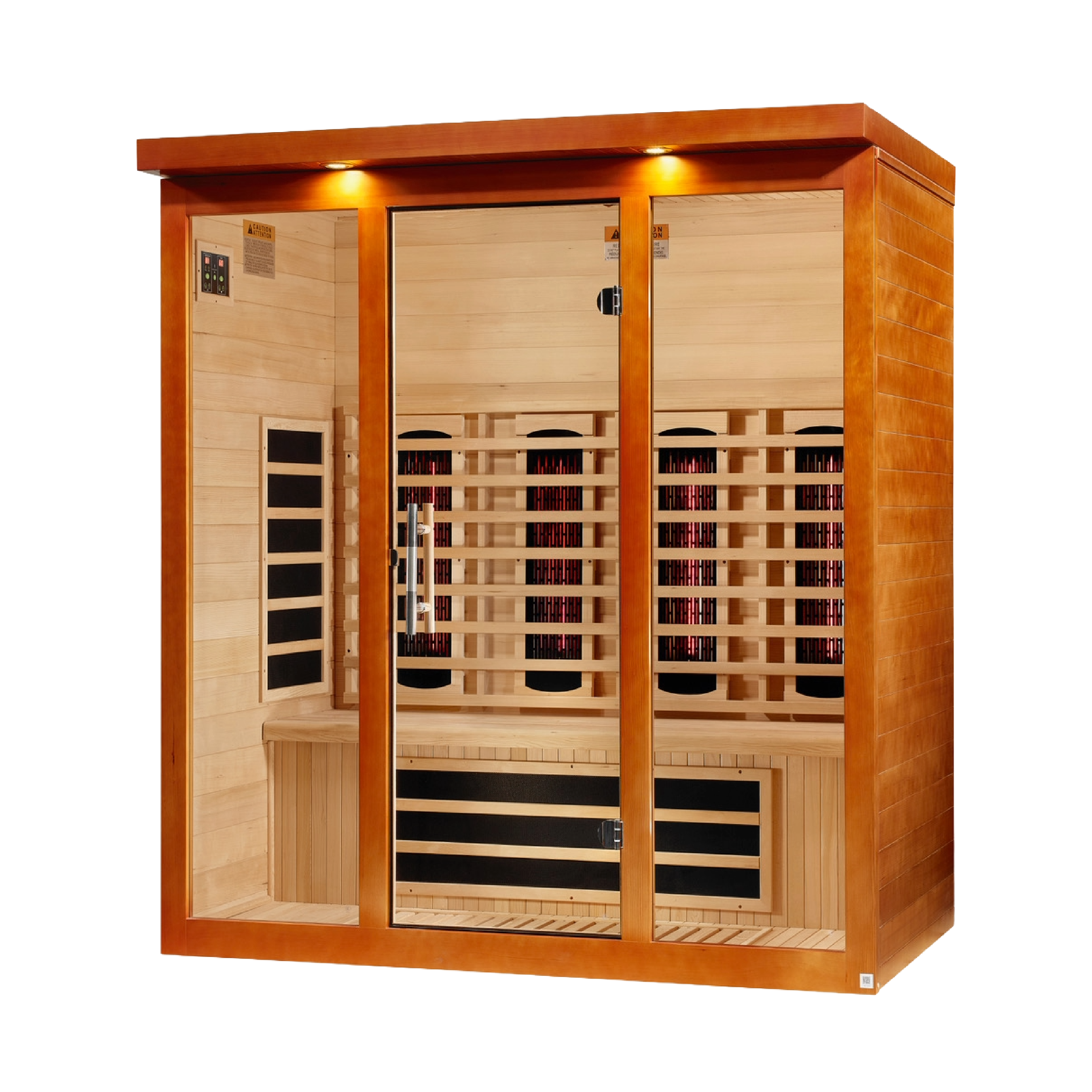 ***New 2026 Model*** Dynamic Vila Grande 4 Person Full Spectrum Nero Zero EMF FAR IR Sauna (DYN-6415-03 FS)