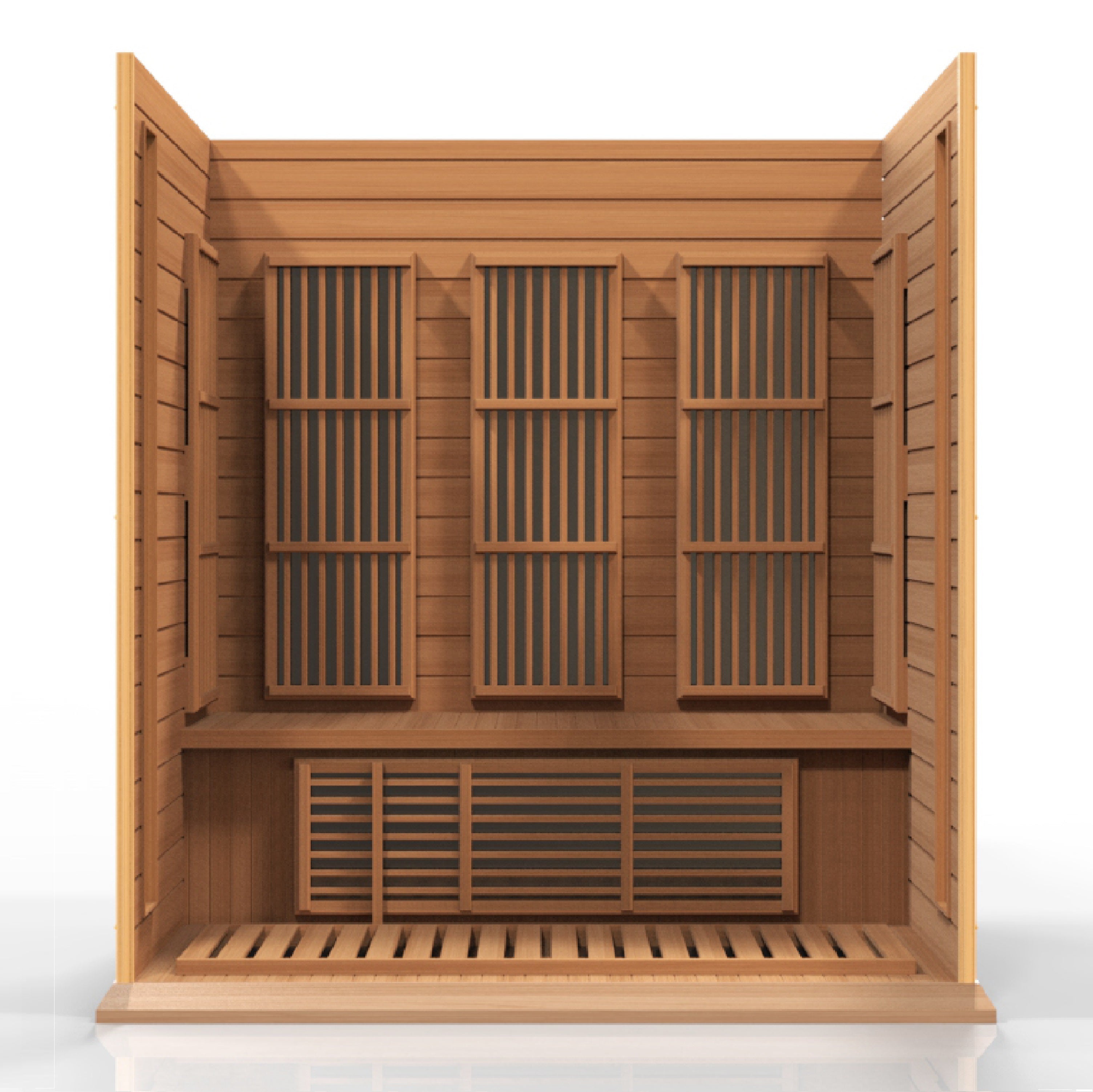 Maxxus 3 Person Low EMF FAR IR Sauna (MX-K306-01-CED)