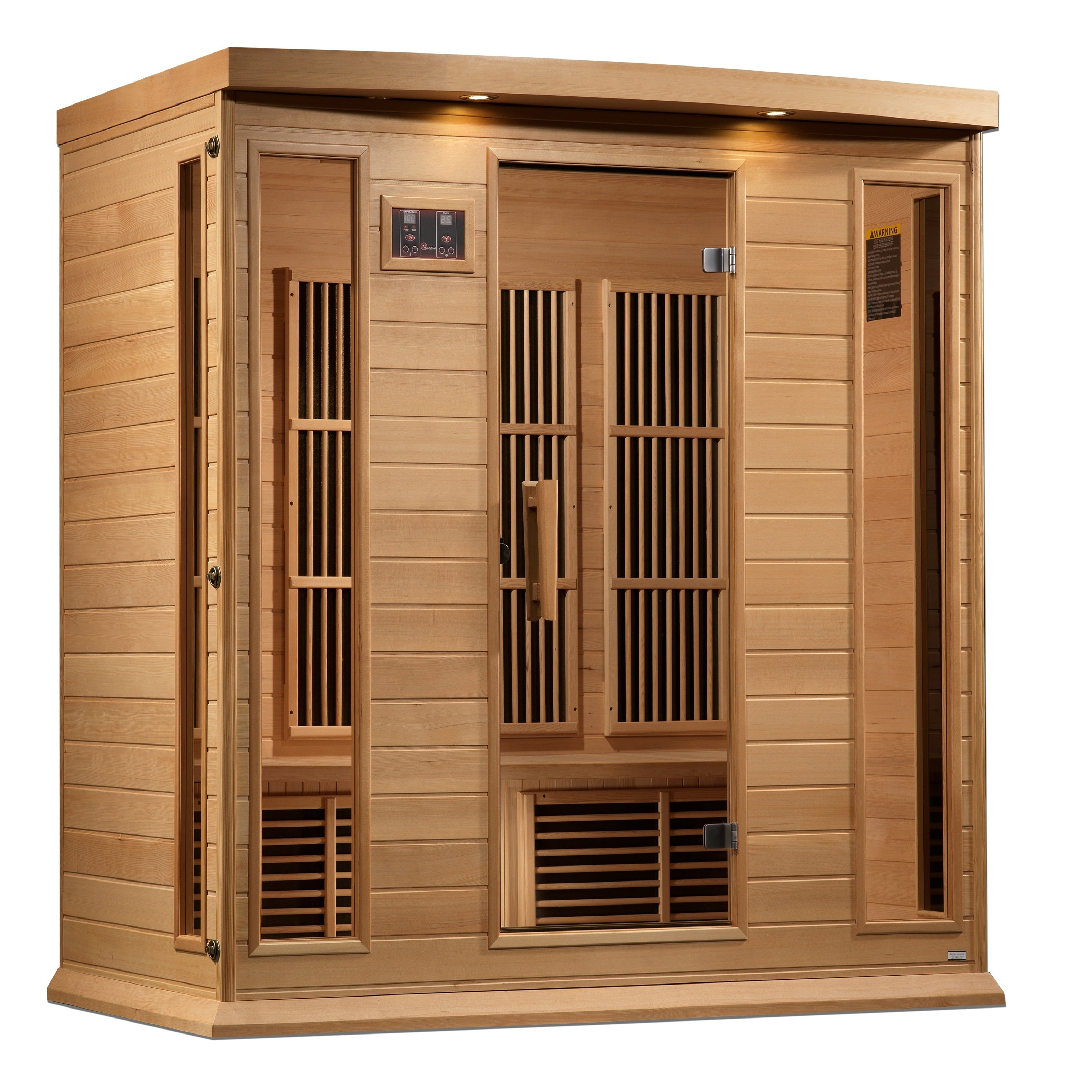 Maxxus 4 Person Near Zero EMF FAR IR Sauna (MX-K406-01-ZF HEM)