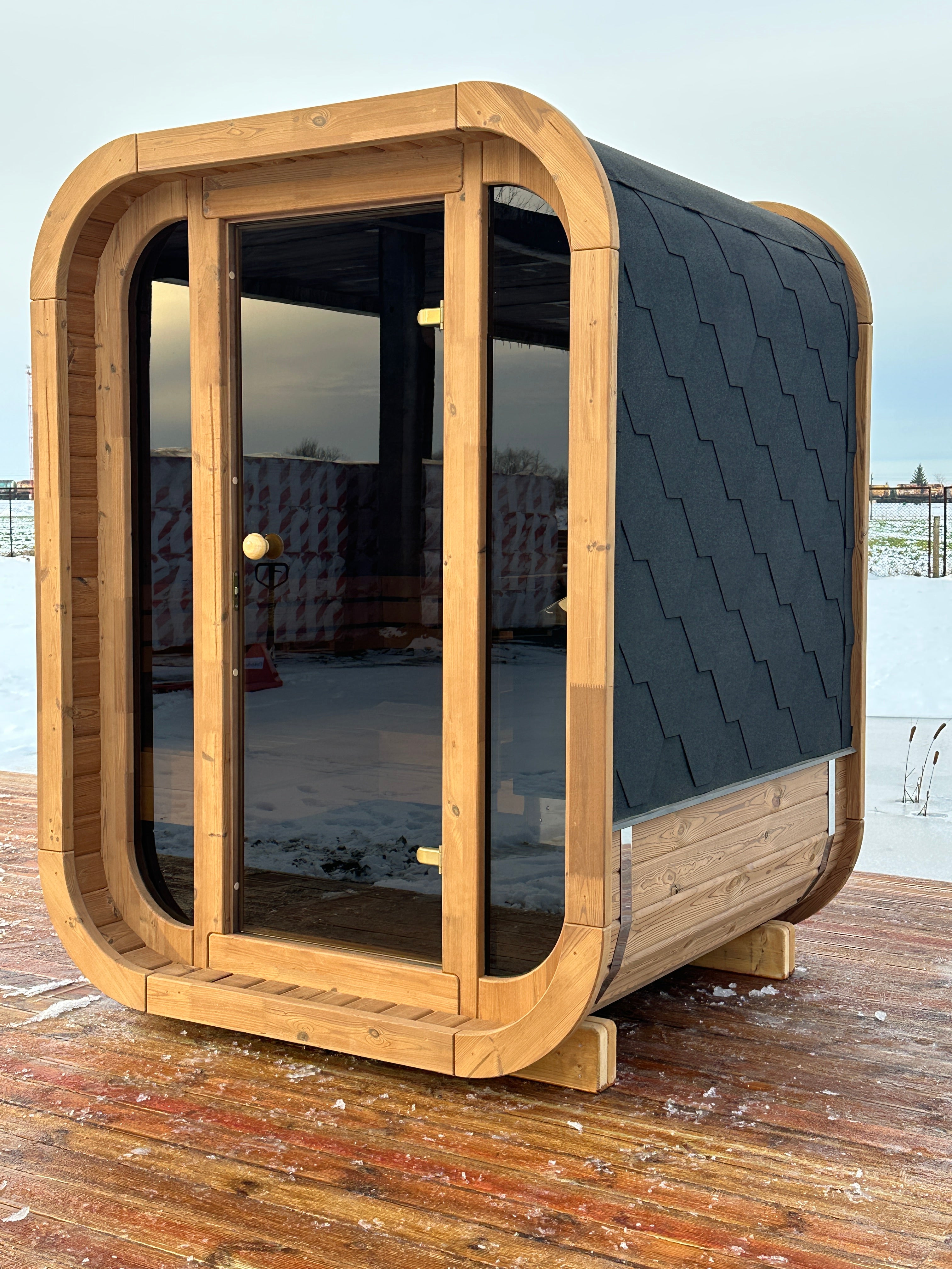 RecoSauna Mini Square Sauna - Thermowood
