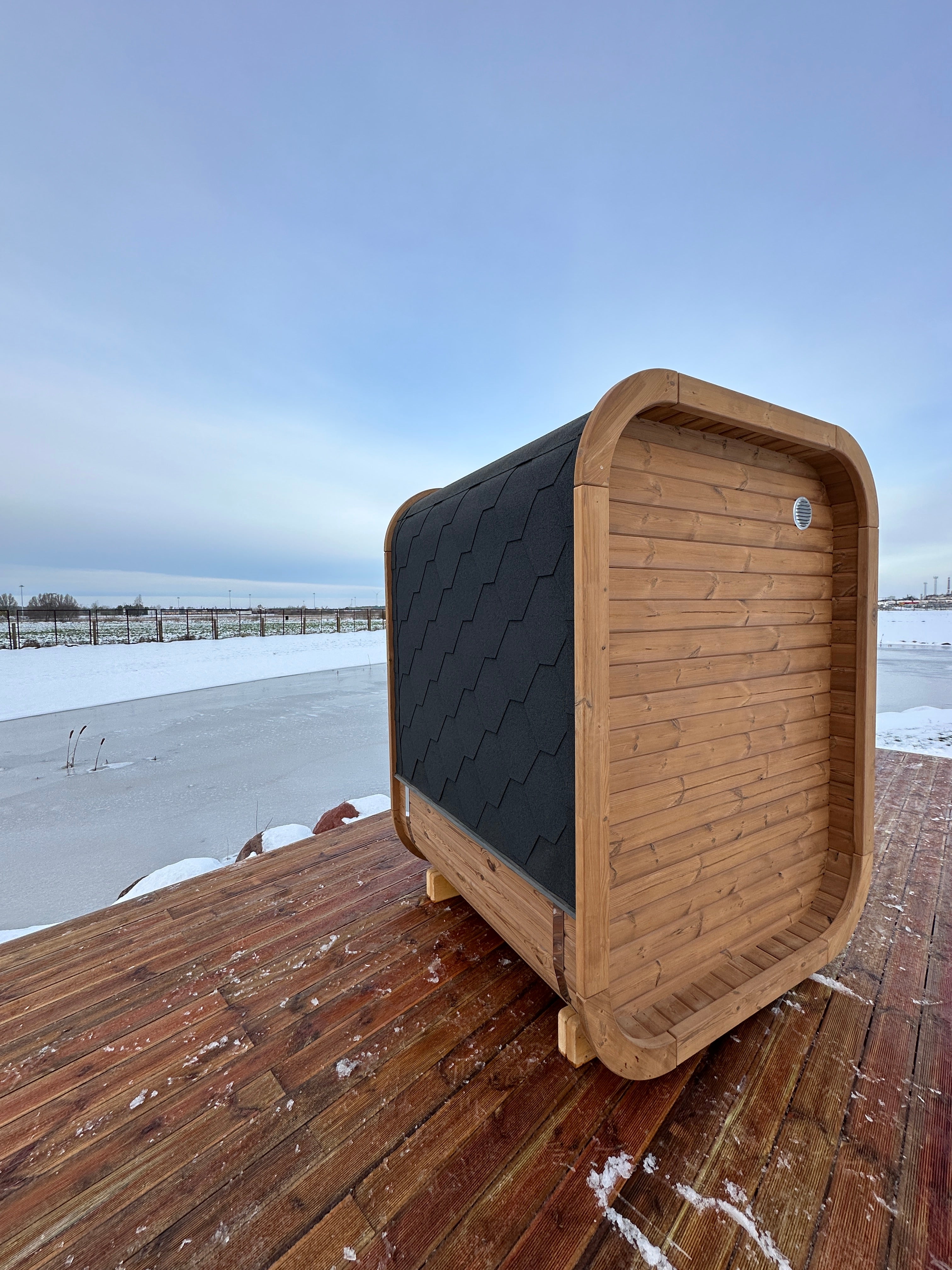 RecoSauna Mini Square Sauna - Thermowood