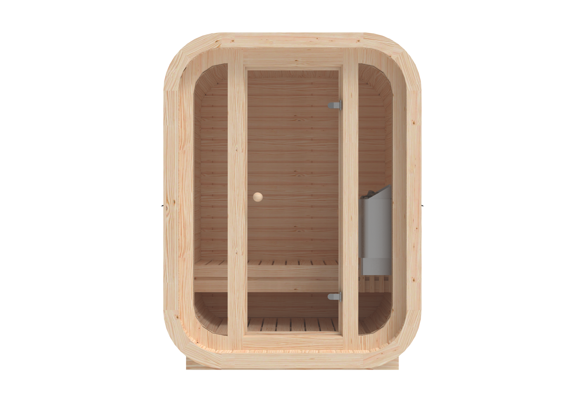 RecoSauna Mini Square Sauna - Thermowood