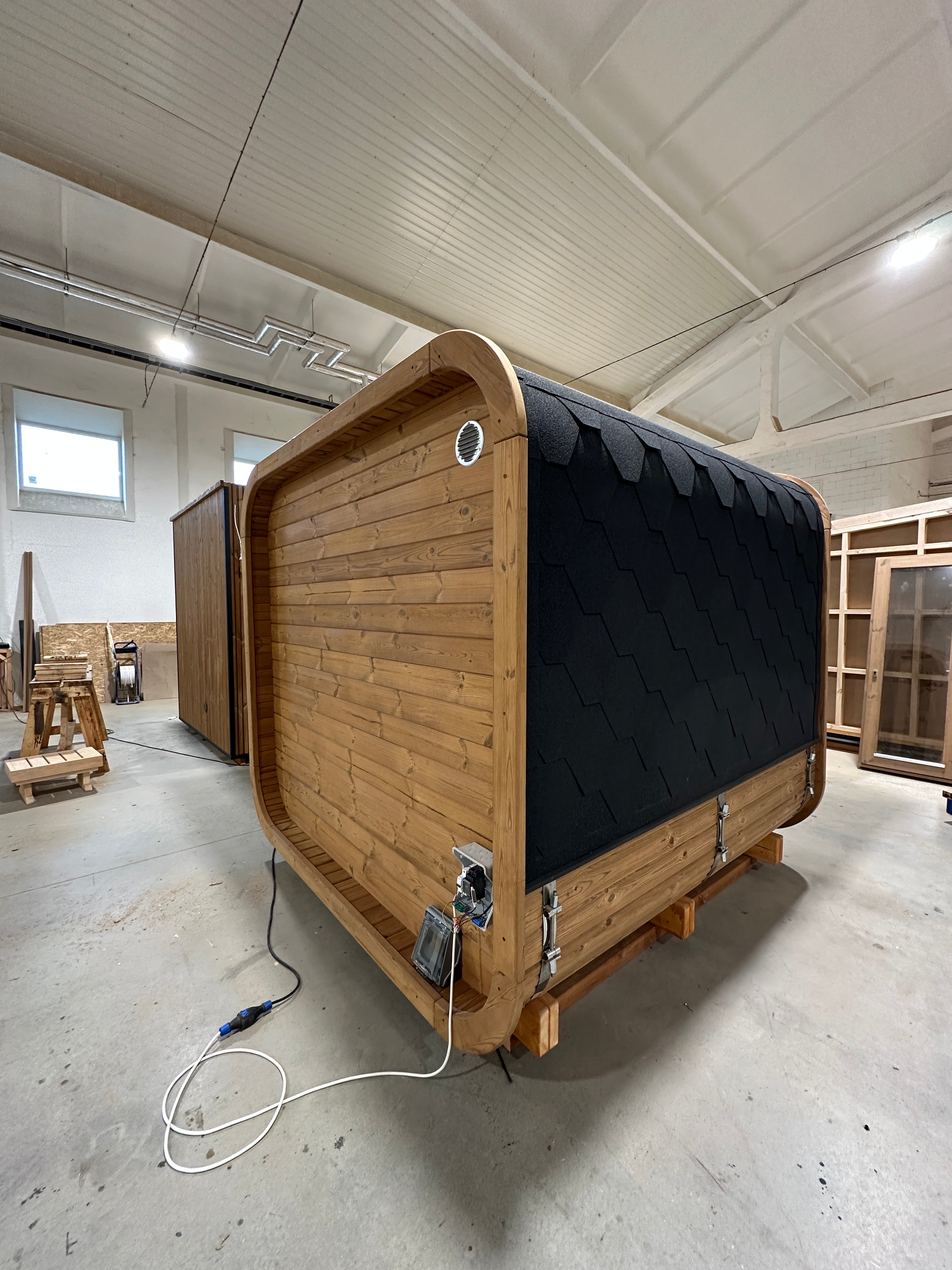 RecoSauna Sisu Square Sauna 2.3 x 2.3 m - Thermowood