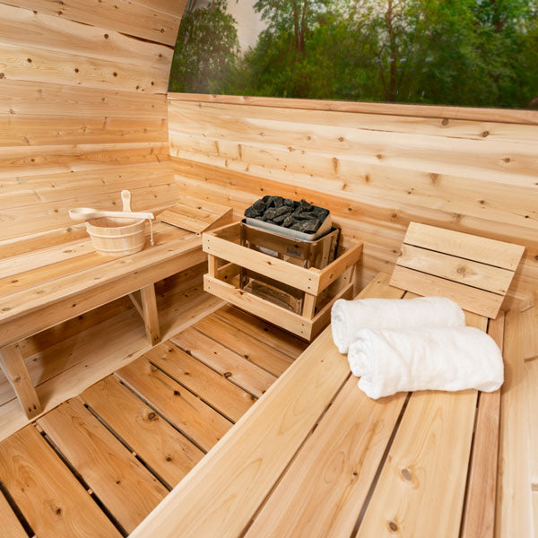 Canadian Timber Tranquility MP Barrel Sauna - LeisureCraft