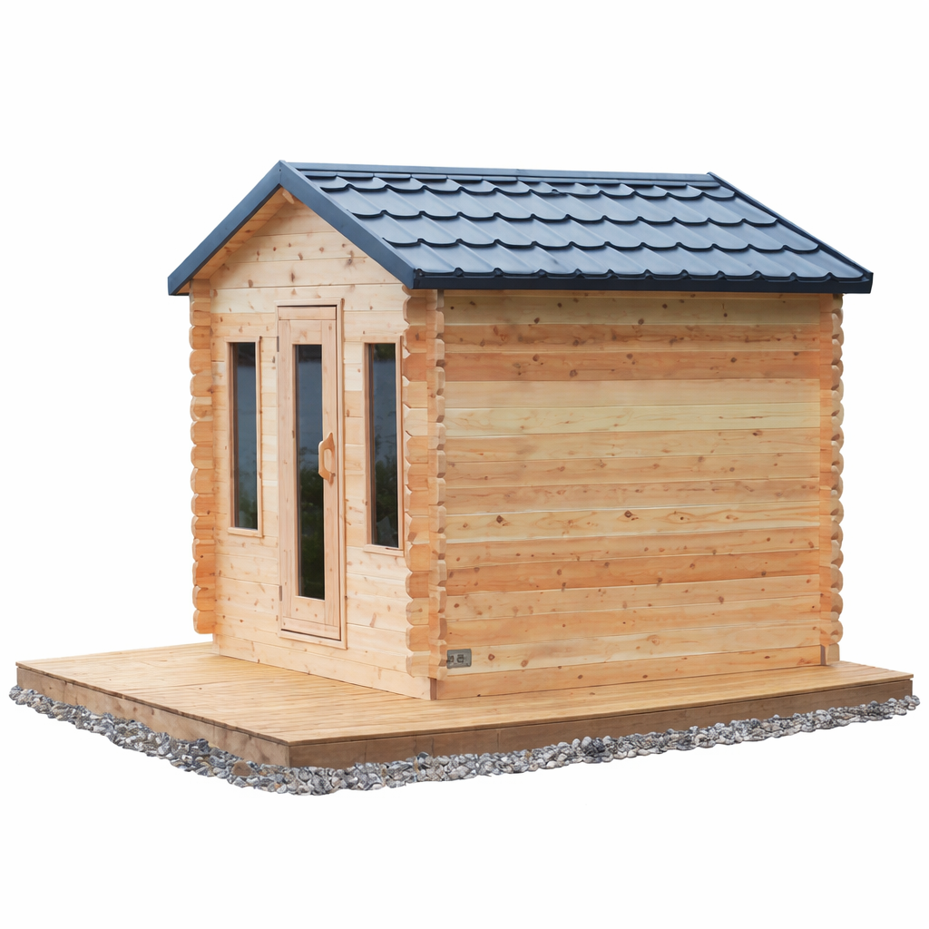 Canadian Timber Georgian Cabin Sauna - LeisureCraft