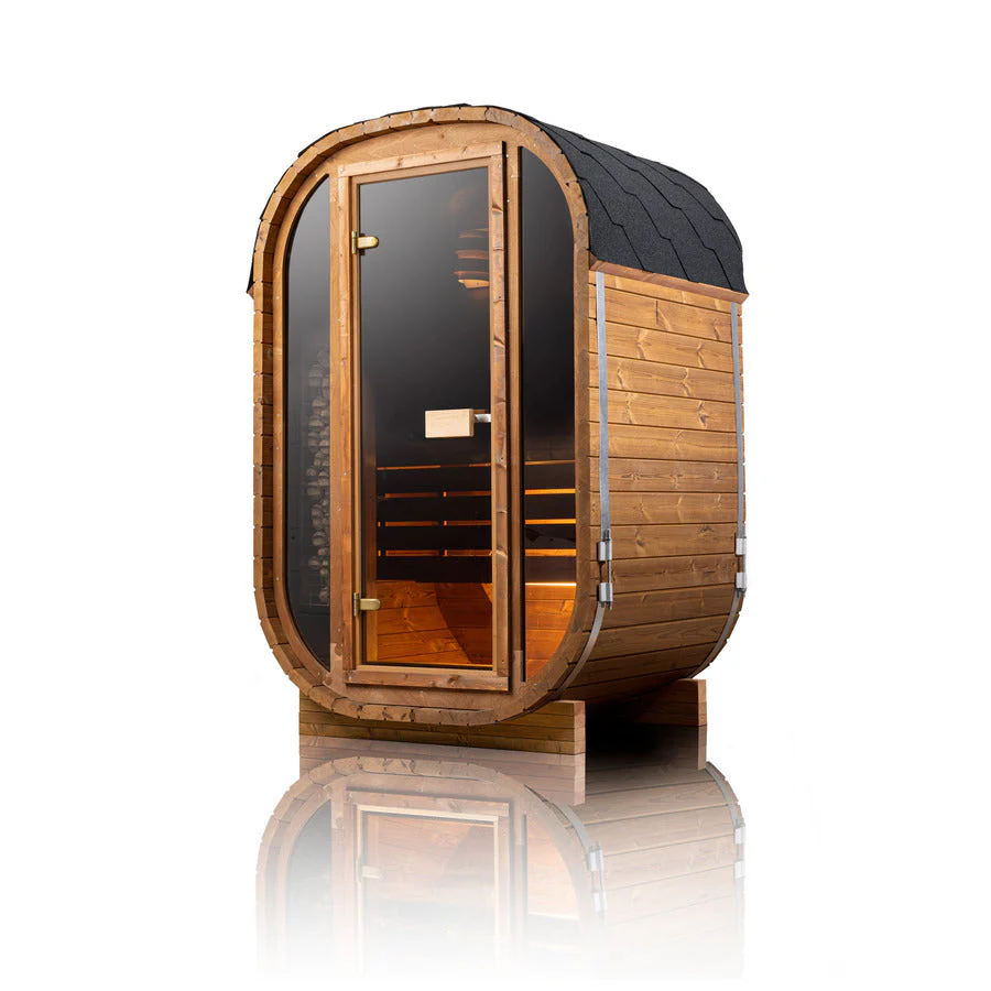 Auris One Luxury Outdoor Cedar Sauna - Orivon Wellness