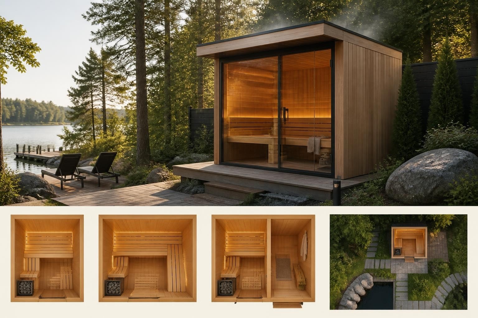 Square Outdoor Sauna: Design, Sizing & Footprint Guide