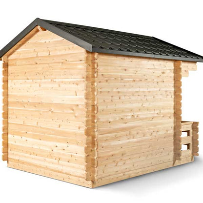 Canadian Timber Georgian Cabin Sauna with Porch - LeisureCraft