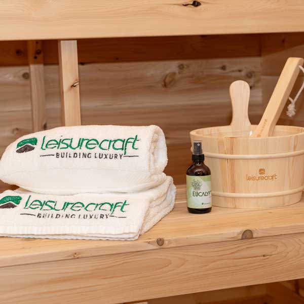 Canadian Timber Georgian Cabin Sauna with Porch - LeisureCraft