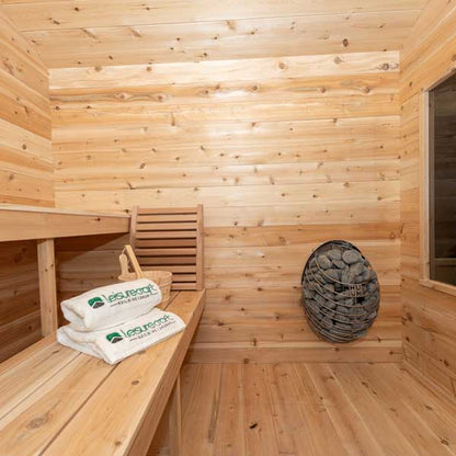 Canadian Timber Georgian Cabin Sauna with Porch - LeisureCraft