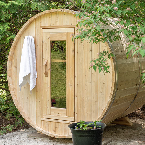Canadian Timber Harmony Barrel Sauna - LeisureCraft