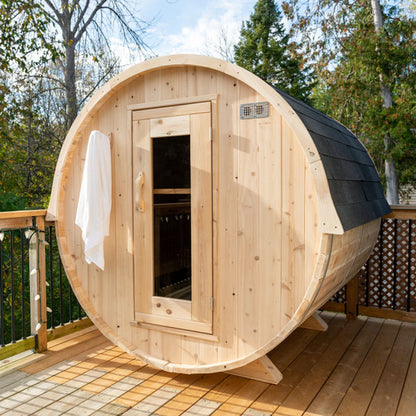 Canadian Timber Harmony Barrel Sauna - LeisureCraft