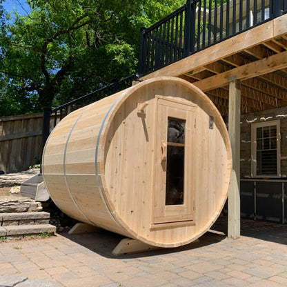 Canadian Timber Harmony Barrel Sauna - LeisureCraft