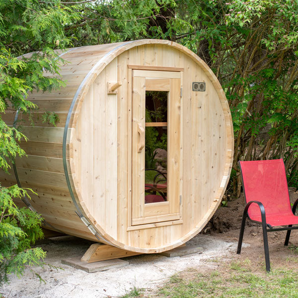 Canadian Timber Harmony Barrel Sauna - LeisureCraft