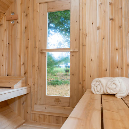 Canadian Timber Serenity Barrel Sauna - LeisureCraft
