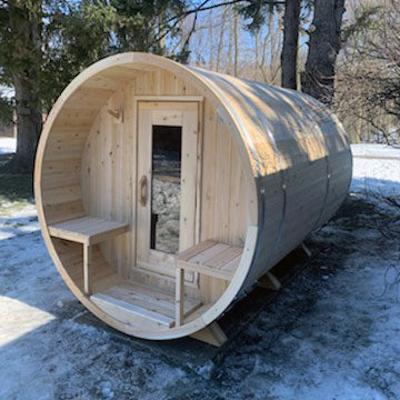 Canadian Timber Serenity Barrel Sauna - LeisureCraft