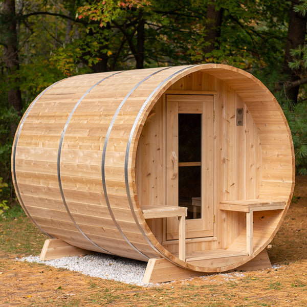Canadian Timber Serenity Barrel Sauna - LeisureCraft