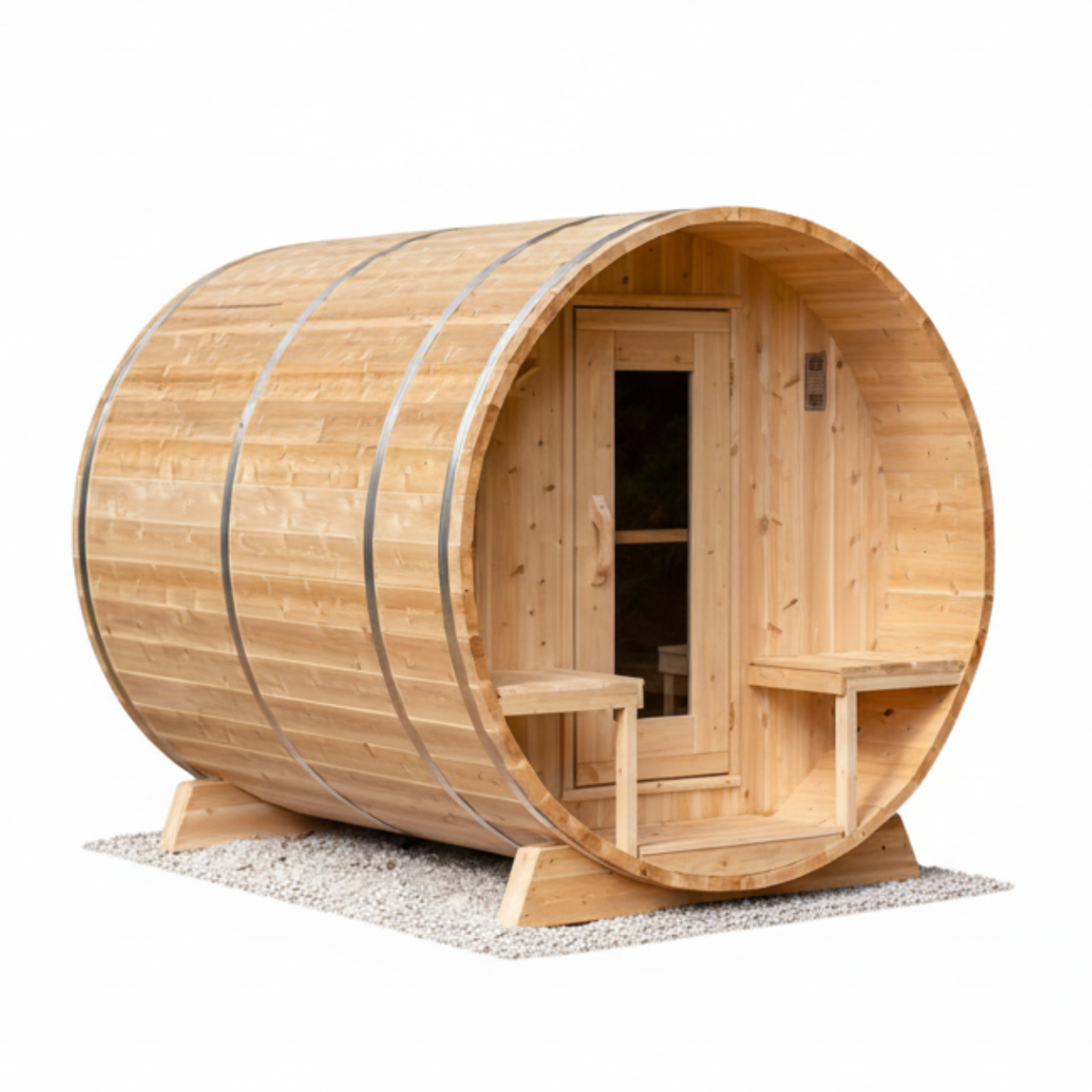 Canadian Timber Serenity Barrel Sauna - LeisureCraft