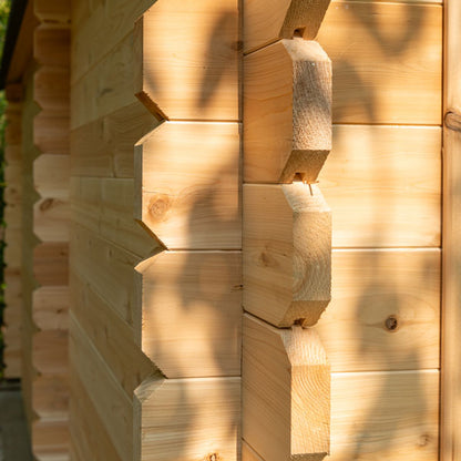 Canadian Timber Georgian Cabin Sauna with Changeroom - LeisureCraft