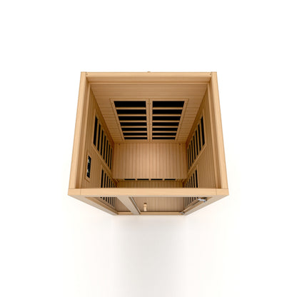 ***New 2026 Model*** Dynamic "Gracia" 1-2 Person Ultra Low EMF FAR IR Sauna (DYN-6119-01 Elite)
