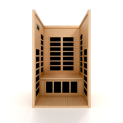 ***New 2026 Model*** Dynamic "Gracia" 1-2 Person Ultra Low EMF FAR IR Sauna (DYN-6119-01 Elite)