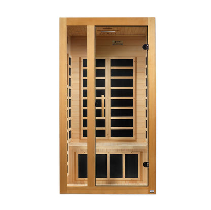 ***New 2026 Model*** Dynamic "Gracia" 1-2 Person Ultra Low EMF FAR IR Sauna (DYN-6119-01 Elite)