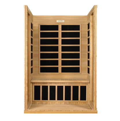 Dynamic "Versailles" 2 Person Ultra Low EMF Far IR Sauna (DYN-6202-03 Elite)