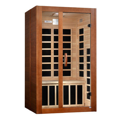 Dynamic "Santiago" 2 Person Ultra Low EMF FAR IR Sauna (DYN-6209-02 Elite)