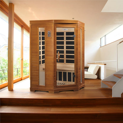 Dynamic "Heming" 2 Person Ultra Low EMF Far IR Sauna (DYN-6225-02 Elite)