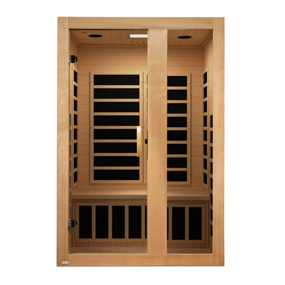 ***New 2026 Model*** Dynamic "Serena" 2 Person Low EMF FAR IR Sauna (DYN-6229-01)