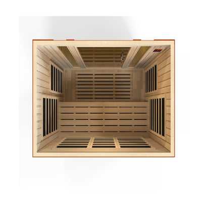 Dynamic "Bellagio" 3 Person Low EMF Far IR Sauna (DYN-6306-02)