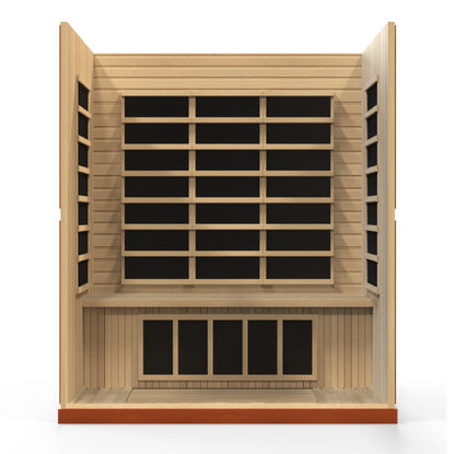 Dynamic "Bergamo" 4 Person Low EMF Far IR Sauna (DYN-6440-01)