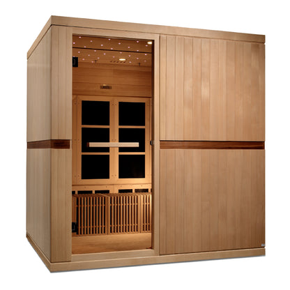2025 Golden Designs "Catalonia" 8 Person Near Zero EMF FAR IR Sauna (GDI-6880-02 Elite)