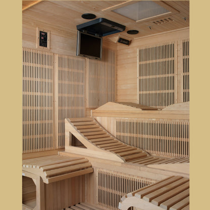 Dynamic "Monaco" 6 Person Ultra Low EMF Far IR Sauna (DYN-6996-01 Elite)