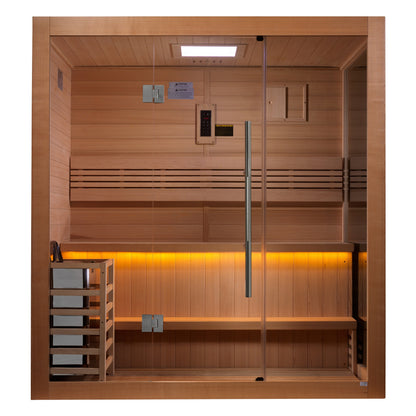 Golden Designs "Forssa" 3-4 Person Traditional Sauna (GDI-7203-01)
