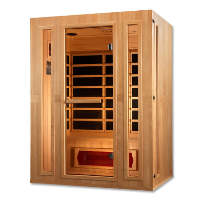 Maxxus "Trinity" Dual Tech 3 person Low EMF FAR IR Sauna (MX-LS3-01)