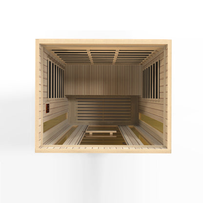Maxxus "Trinity" Dual Tech 3 person Low EMF FAR IR Sauna (MX-LS3-01)