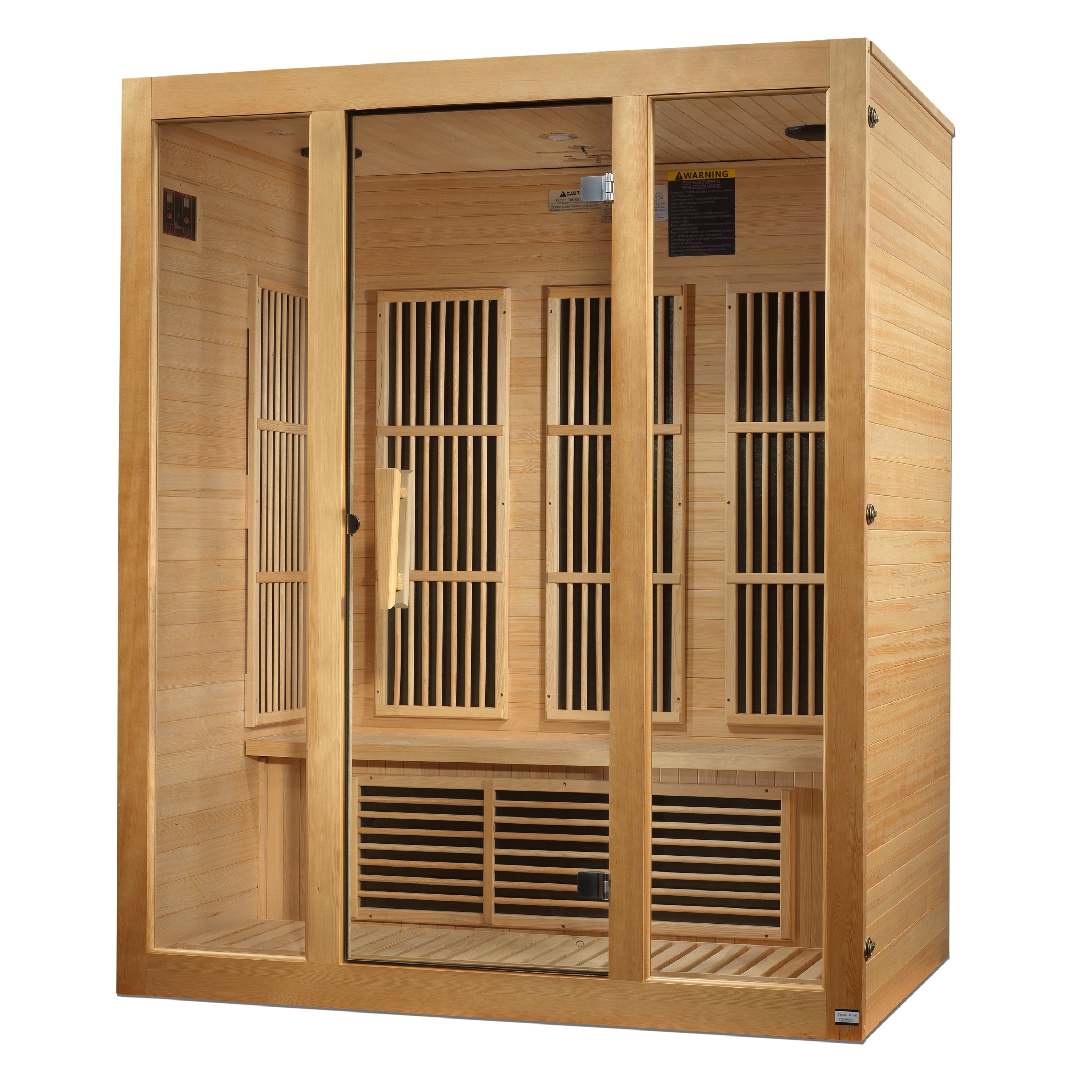 Maxxus "Bellevue" 3 Person Near Zero EMF FAR IR Sauna (MX-J306-01-ZF)