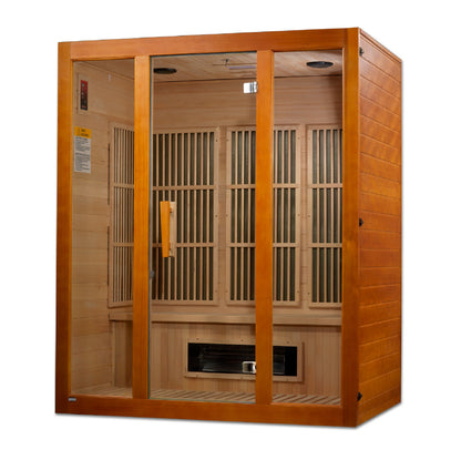 Maxxus "Alpine" Dual Tech 3 person Low EMF FAR IR Sauna (MX-J306-02S)