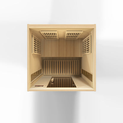 Maxxus "Toulose" 2 Person Low EMF FAR IR Sauna (MX-K206-01)
