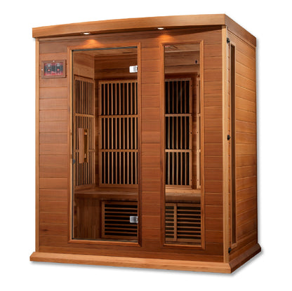 Maxxus "Montilemar" 3 Person Near Zero EMF FAR IR Sauna (MX-K306-01-ZF CED)