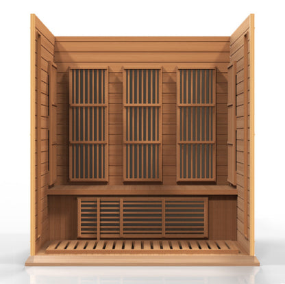 Maxxus 3 Person Low EMF FAR IR Sauna (MX-K306-01-CED)