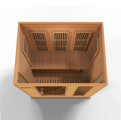 Maxxus 3 Person Low EMF FAR IR Sauna (MX-K306-01-CED)
