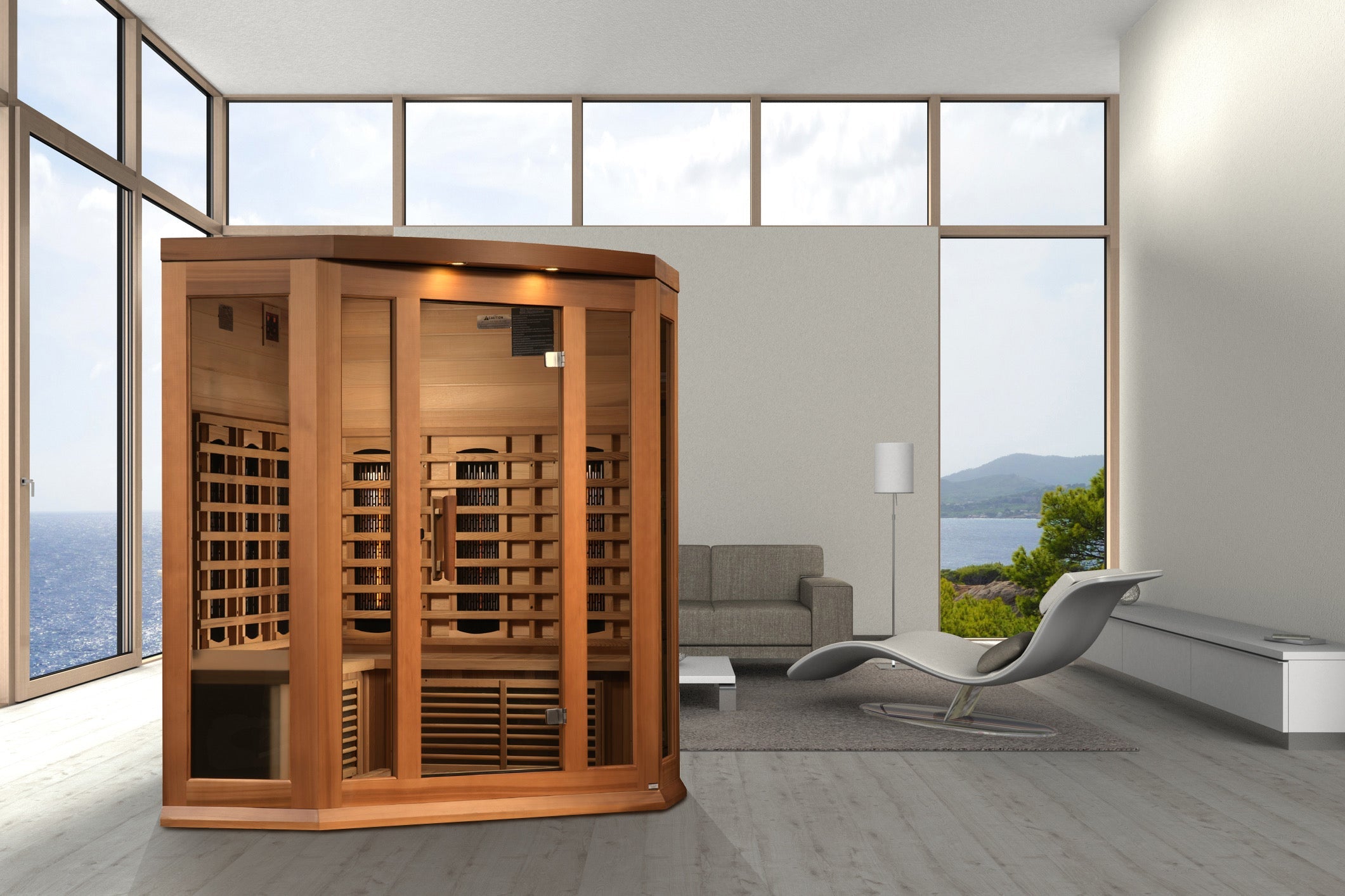 Maxxus 3 Person Full Spectrum IR Sauna (MX-M356-01-FS CED)