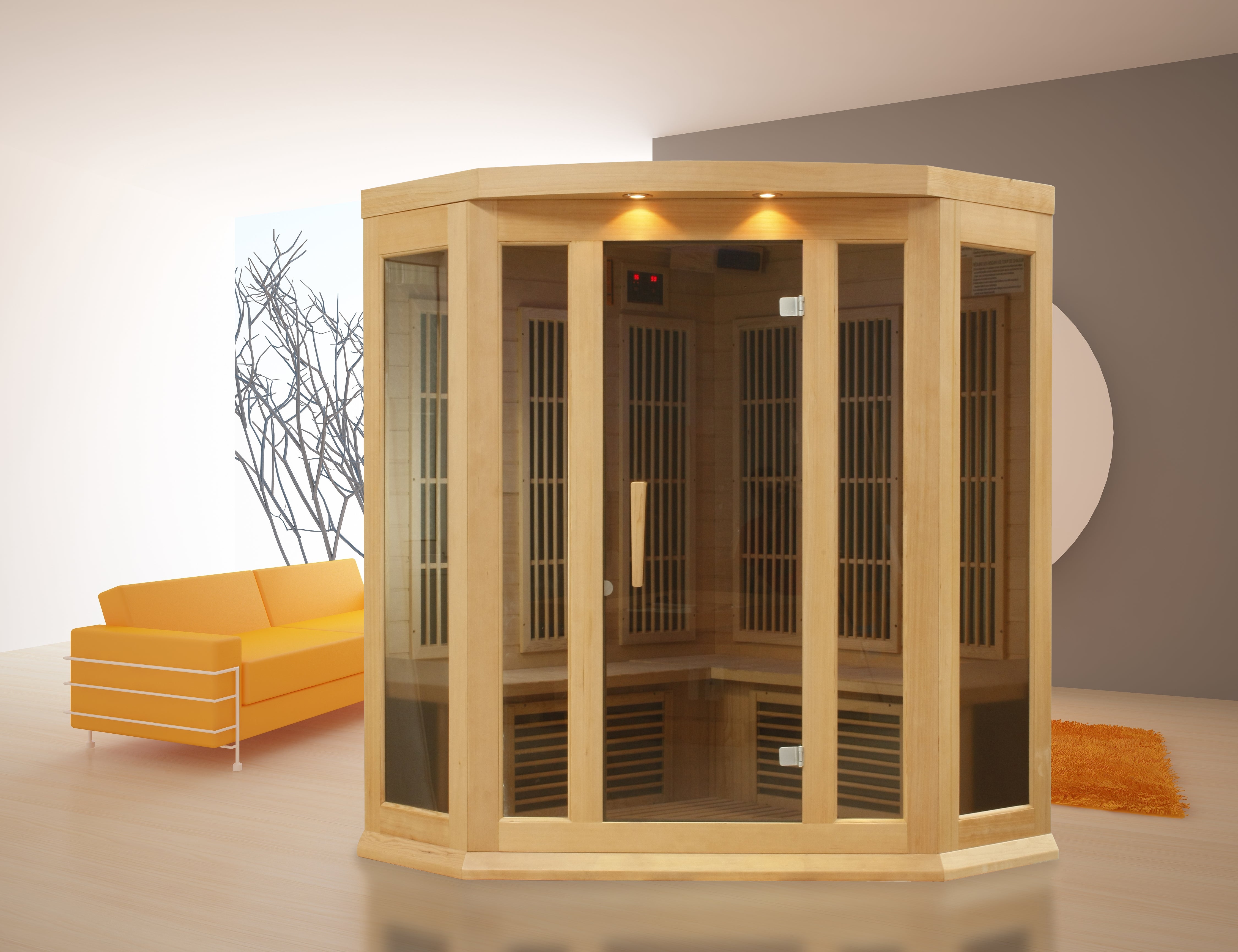 Maxxus 3 Person Low EMF FAR IR Sauna (MX-K356-01)