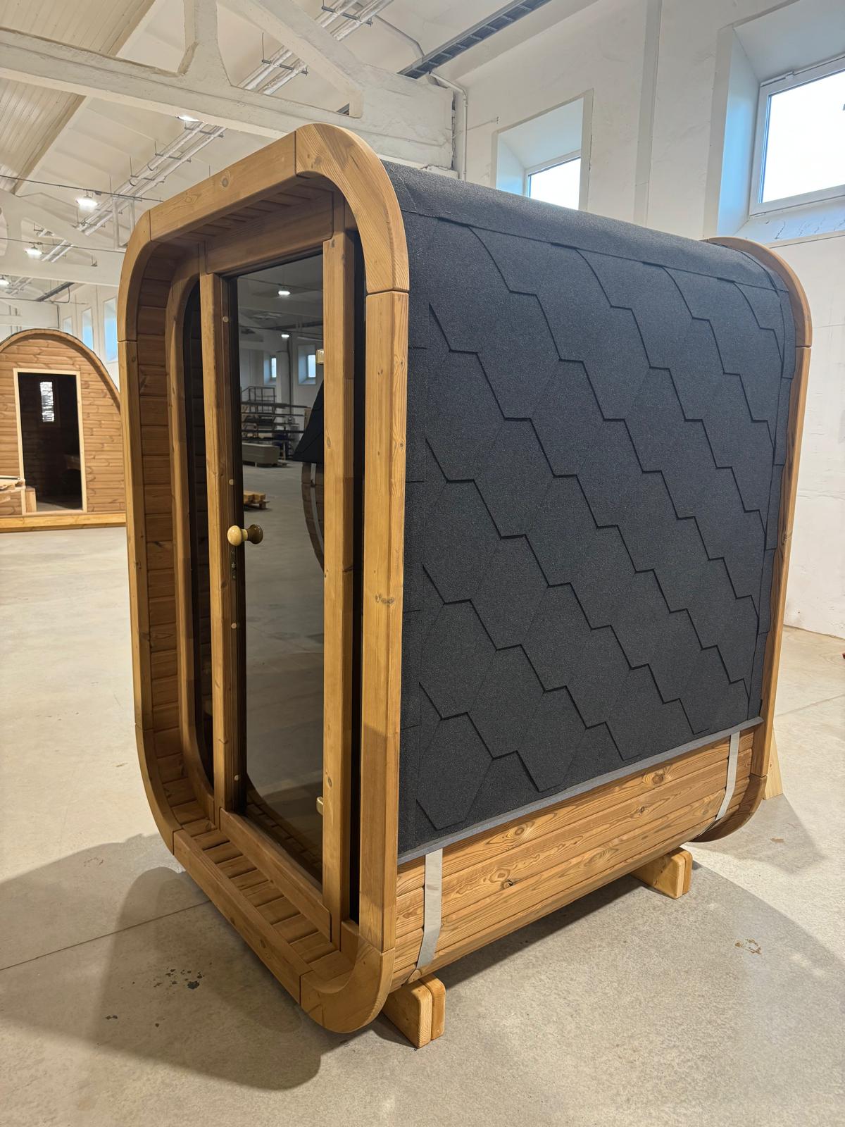 RecoSauna Mini Square Sauna - Nordic Pine